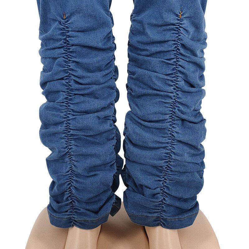 Debra Denim Plus Set