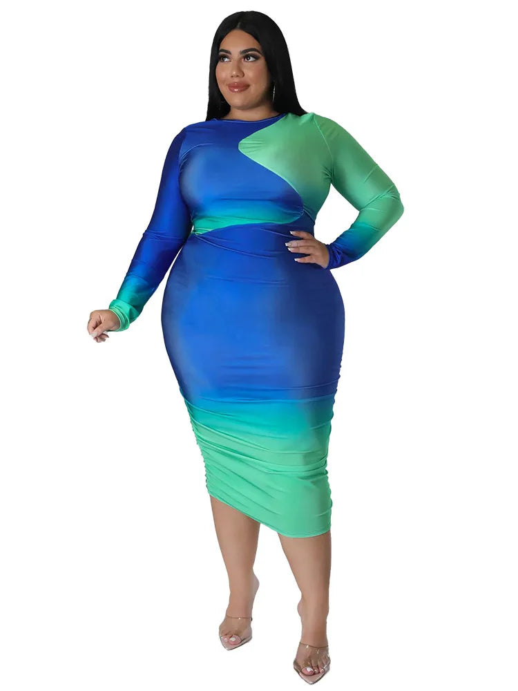 Stacy Two Toned Body Dress