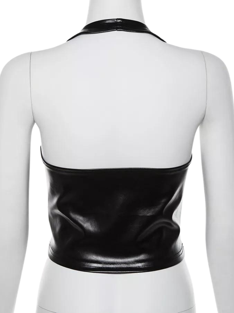 Punk Backless Camisole Vest