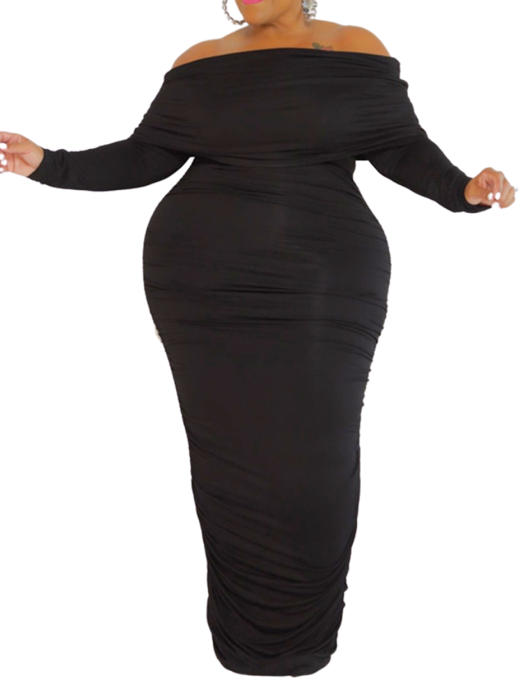 Pinky Off Shoulder Bodycon Dress