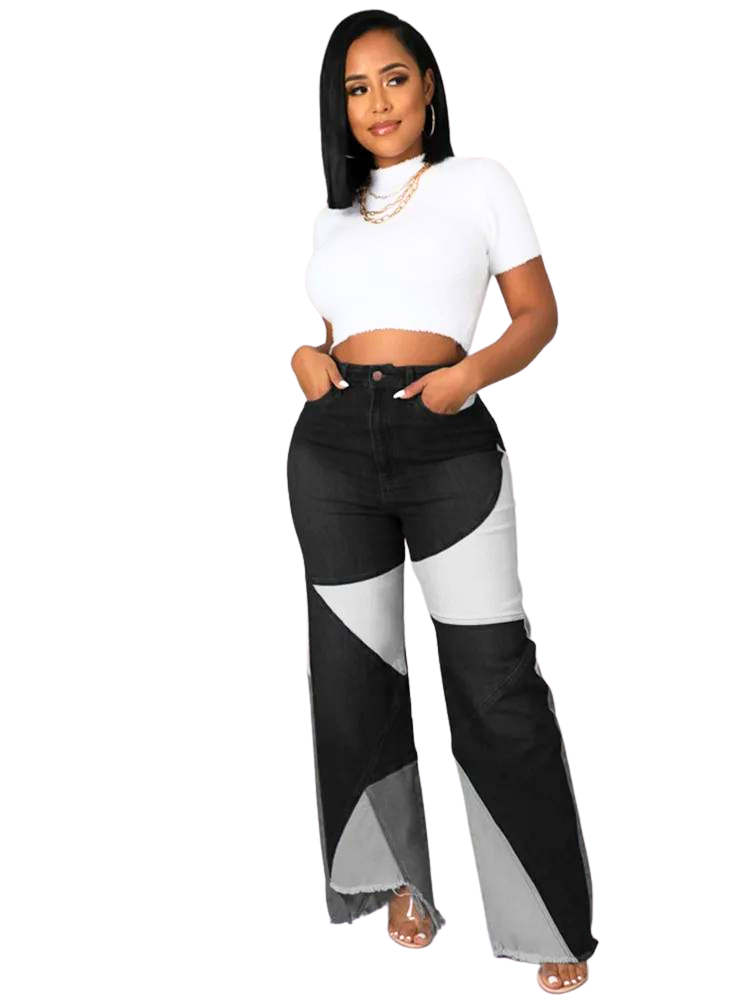 Giana Flared High Waist Boy Friend Pants