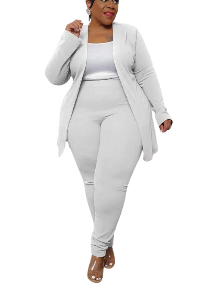 Janell Plus Size Two Piece Suit