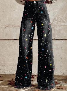 Fun Denim Wide Leg pants
