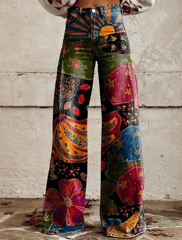 Fun Denim Wide Leg pants
