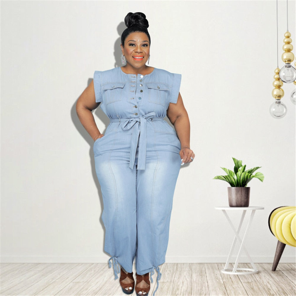 True Denim Jumpsuit