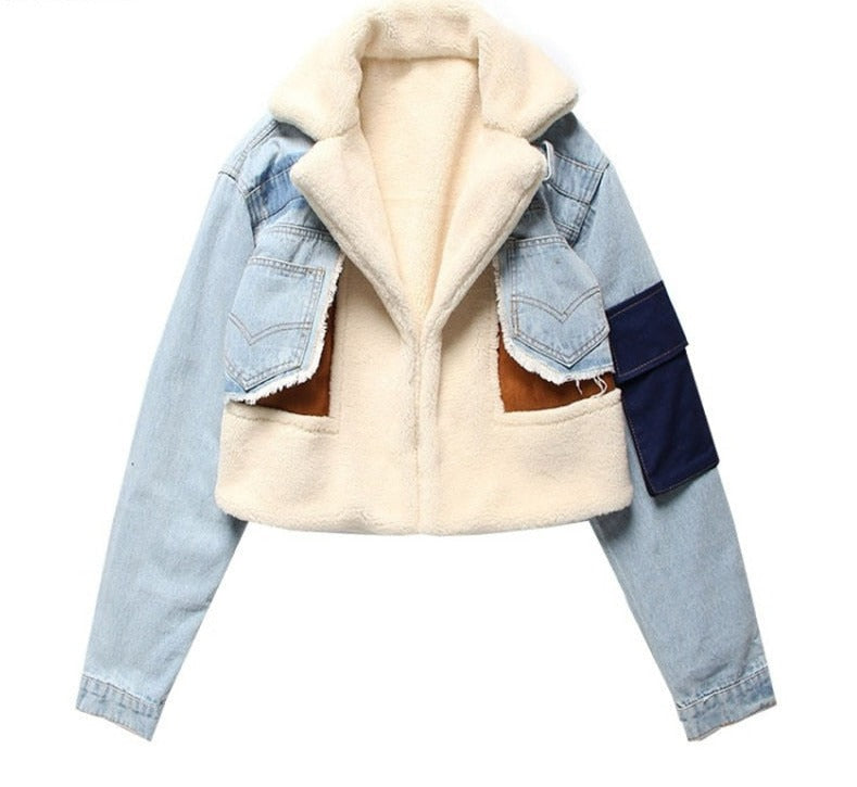 Katie Patchwork Denim Jacket