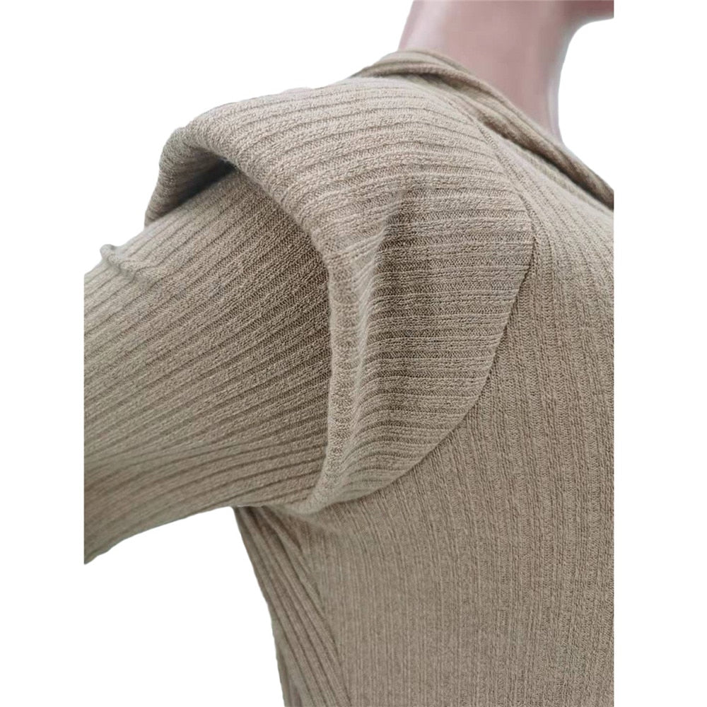 Kari Knitted Hooded Bodysuit