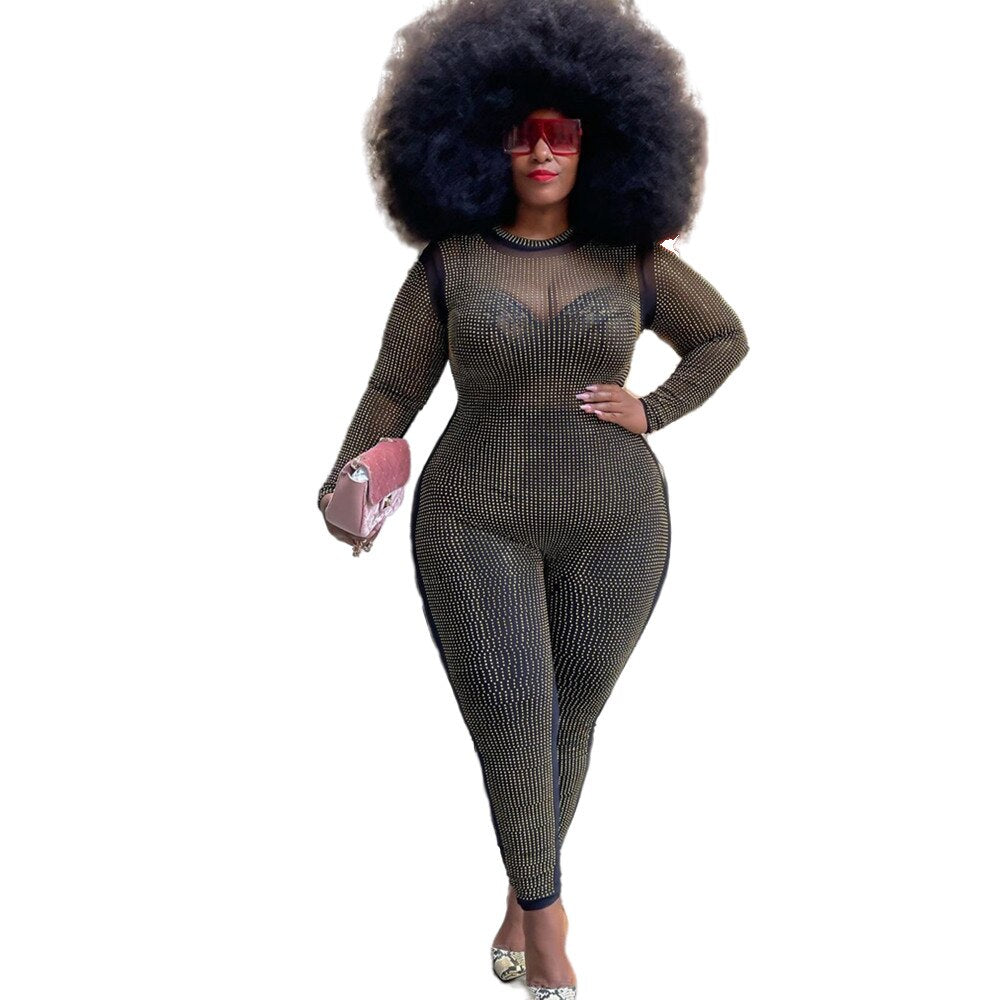 Kettra Plus Size One Piece Jump Suit