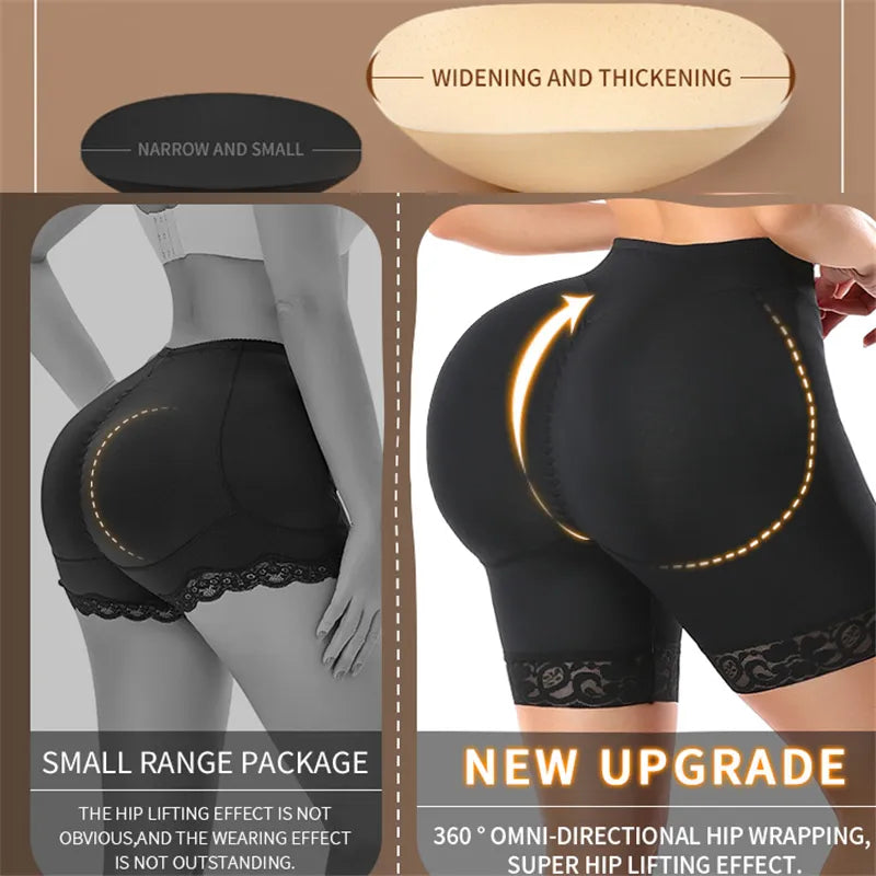 Padded Hip Enhancer Body Shaper with Belly Control