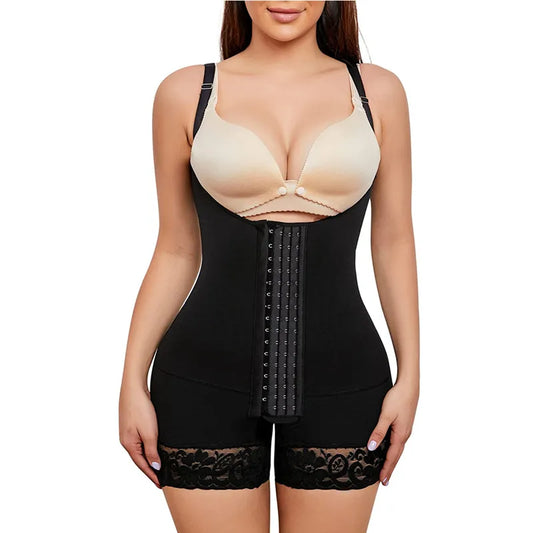Original Women's Colombian Postpartum Sash Reducers Corset High Girdle For Post-Surgical Use Slimming Sheath Tummy Shapewear
