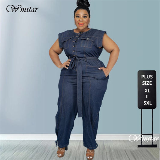 True Denim Jumpsuit
