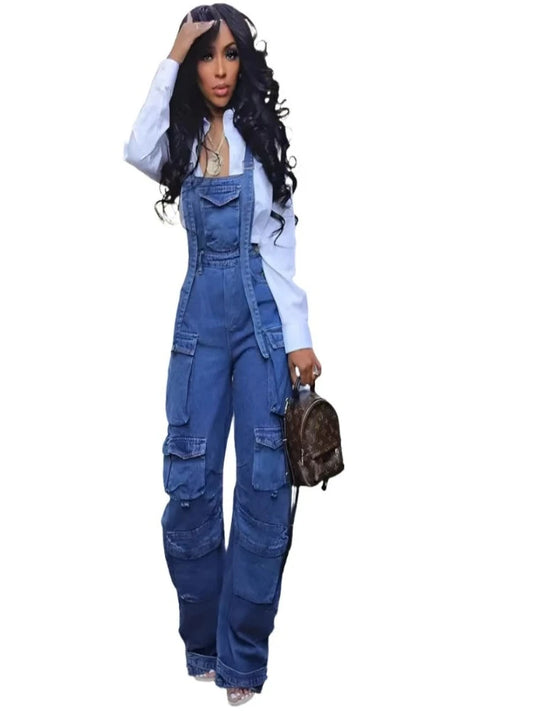 Chanel Loose Fitting Denim Overall