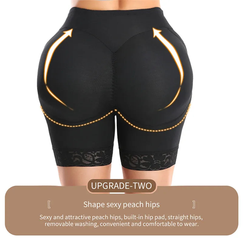 Padded Hip Enhancer Body Shaper with Belly Control