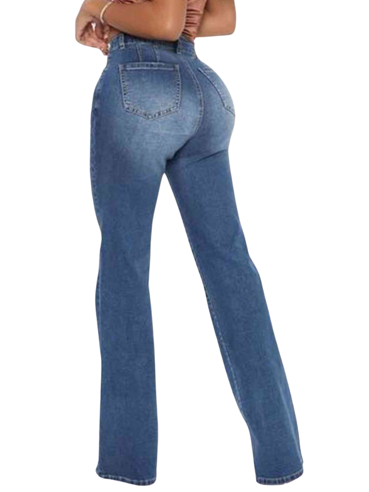 Raven Raw Hem High Waist Jeans