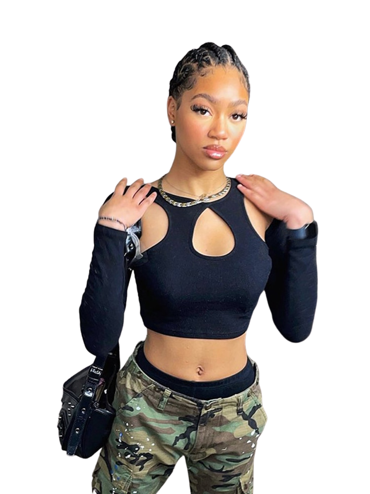 Maria Black Bombshell Crop Top