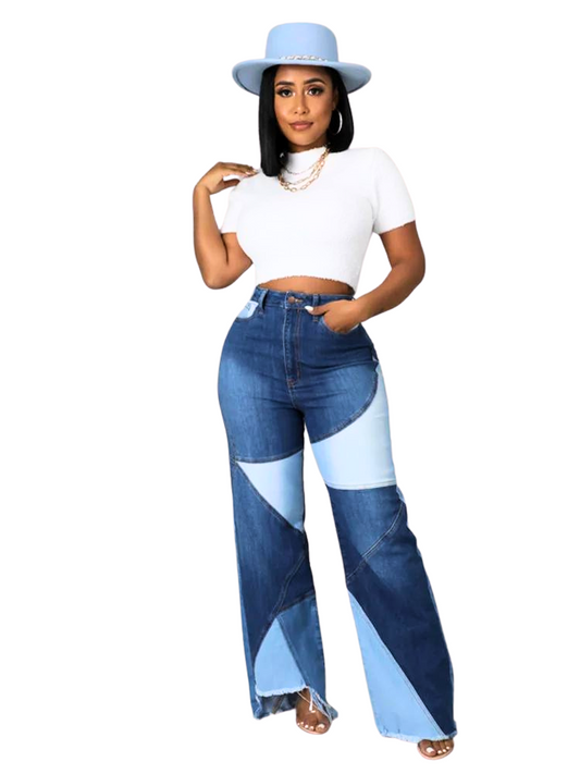 Giana Flared High Waist Boy Friend Pants