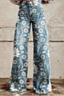 Fun Denim Wide Leg pants