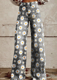 Fun Denim Wide Leg pants