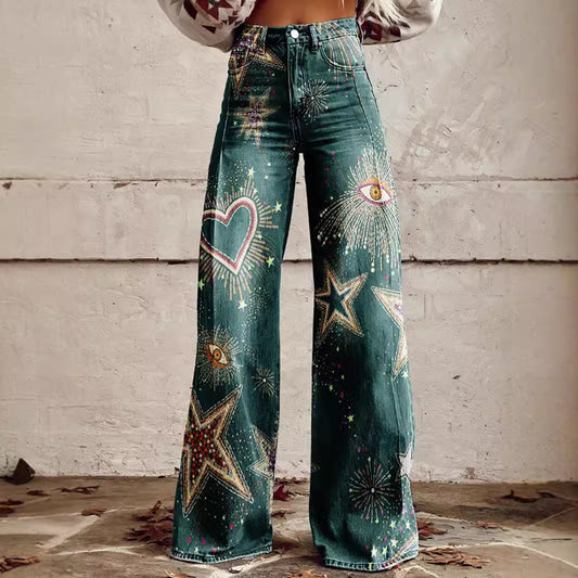 Fun Denim Wide Leg pants